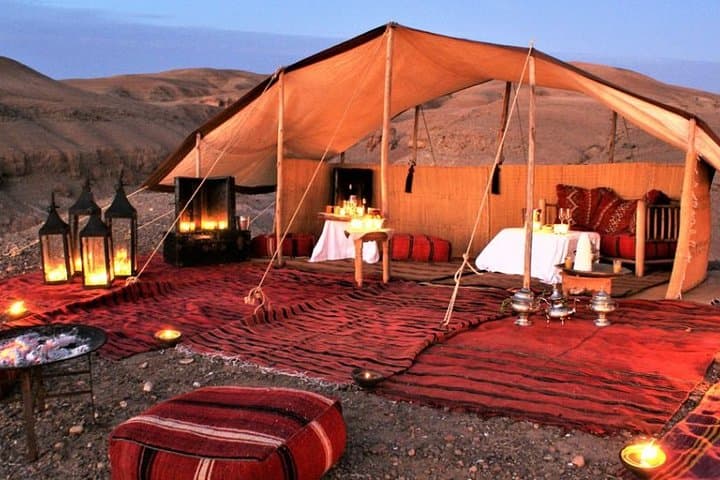 Agafay Desert Sunset Dinner — Campfire Tagine, Camel Ride & Starry Show from Marrakech photo 4
