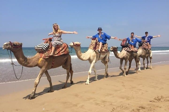 Camel Ride on Taghazout Beach — Agadir's Atlantic Coast Experience
