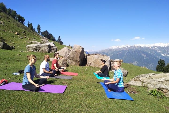 4-Day Private Yoga Trekking in Manali Himalayas — Hampta Valley Yoga Trek photo 3