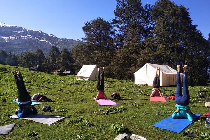 4-Day Private Yoga Trekking in Manali Himalayas — Hampta Valley Yoga Trek photo 5