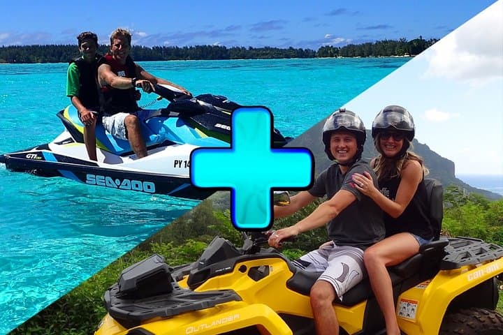 Moorea Magic Mountain ATV and Jet Ski Combo: Belvedere to Lagoon in One Day