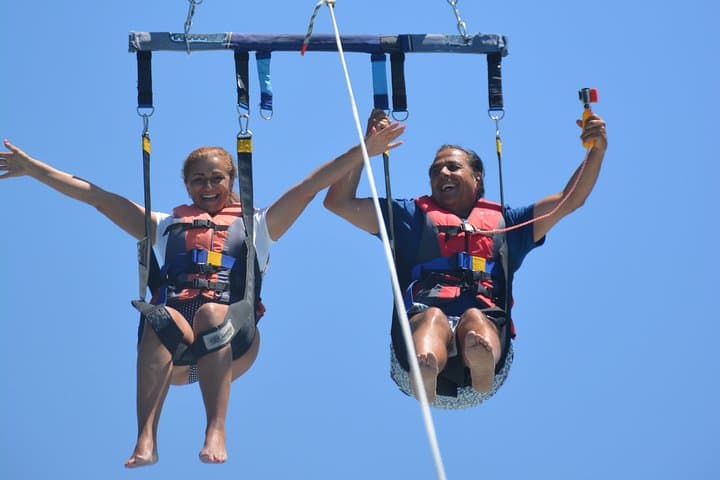 Private Parasailing from Vilamoura: Sky-High Views over the Algarve Coast photo 4