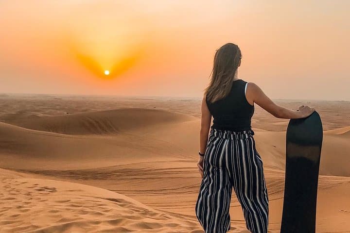 Private Red Dunes Desert Safari with Sandboarding — Dubai Evening Adventure photo 2