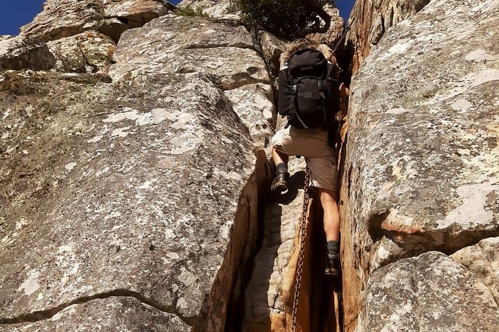 Hike Table Mountain via Kloof Corner Ridge — exposed ridge scramble with chains photo 5