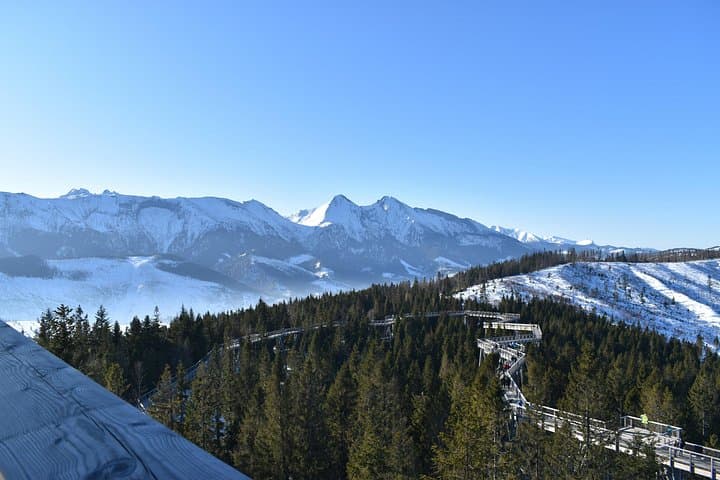 Zakopane & Slovakia Treetop Walk from Krakow — Tatra Views, Gubalowka Funicular, and Ždiar