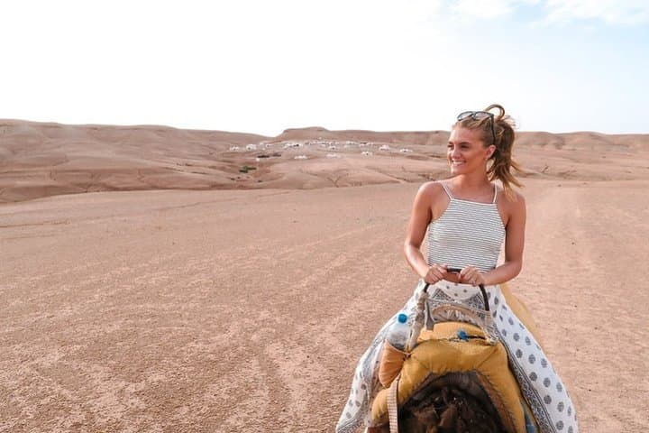 Agafay Desert Sunset Camel Ride, Argan Cooperative Visit & Berber Dinner from Marrakech photo 5