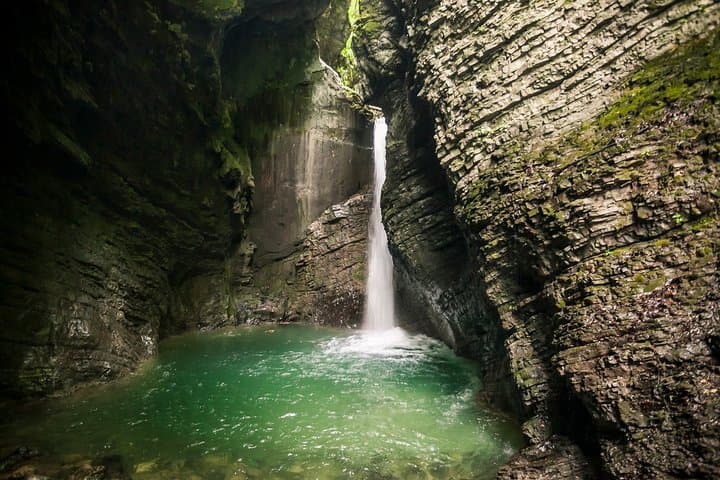 Soca Valley Private Day Trip from Ljubljana — Kozjak Waterfall & Kobarid WWI Path photo 3