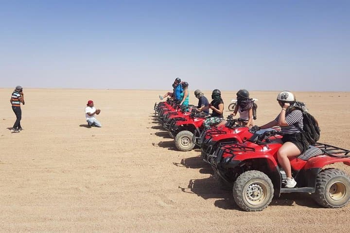 Hurghada Desert Safari: 3-Hour Quad Bike & Camel Ride Adventure photo 1