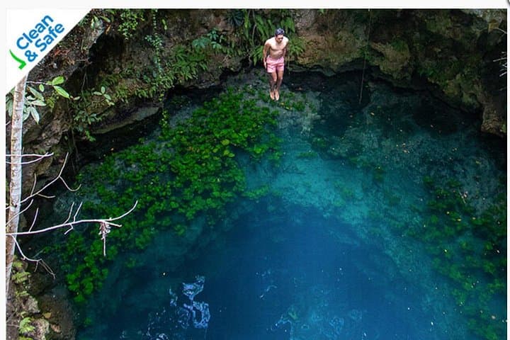 Semi-Private Riviera Maya Cenote Tour: Zipline, Snorkel & Jungle Ride from Cancun photo 3