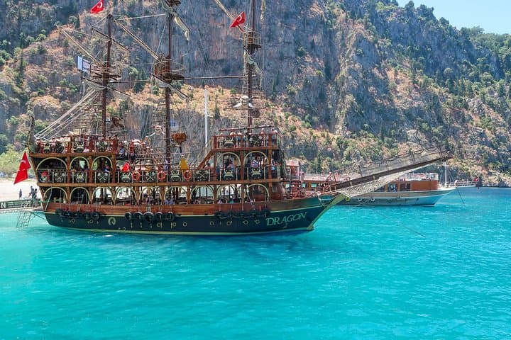 Pirate Boat Trip from Oludeniz: 6-Stop Blue Lagoon Adventure & Foam Party