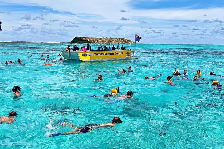 Muri Lagoon Half-Day Snorkel & BBQ Cruise — Glass-Bottom Boat Experience in Rarotonga photo 1