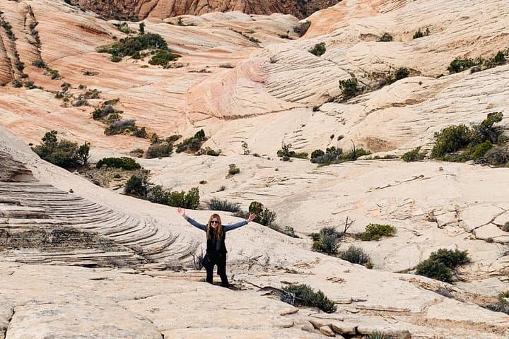 Yant Flat (Candy Cliffs) Hike Near St. George, Utah — Navajo Sandstone Day Hike photo 4