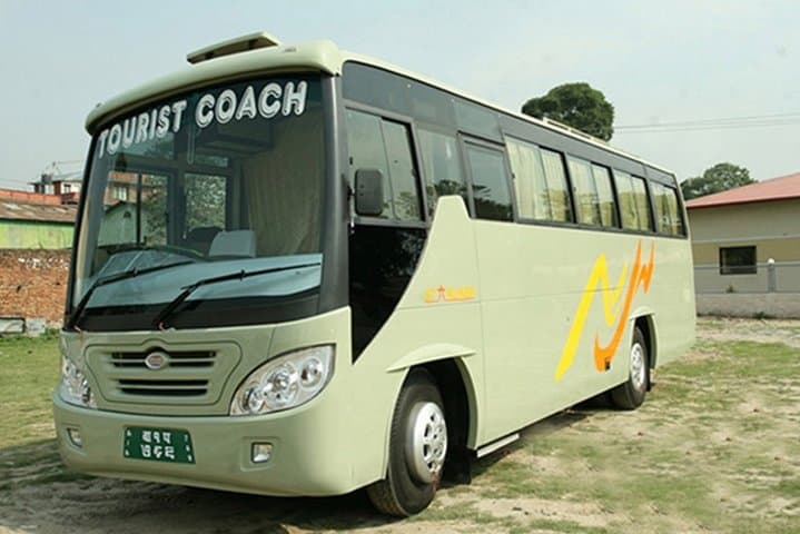 Kathmandu to Sauraha: Tourist Bus Transfer Along Prithvi Highway