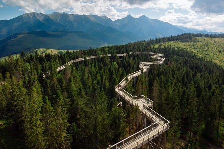 Krakow to Zakopane and Zdiar Treetop Walk with Chocholowska Thermal Baths