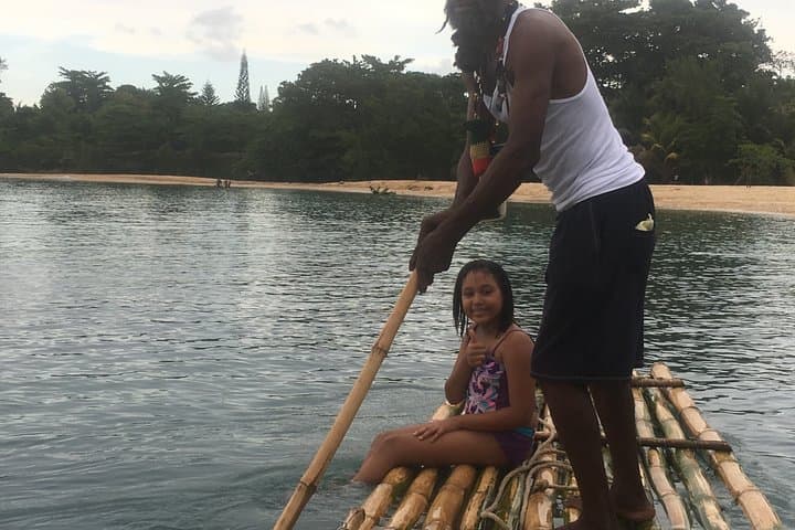 Private Bamboo Rafting Safari in Ocho Rios: River-to-Sea Float photo 5