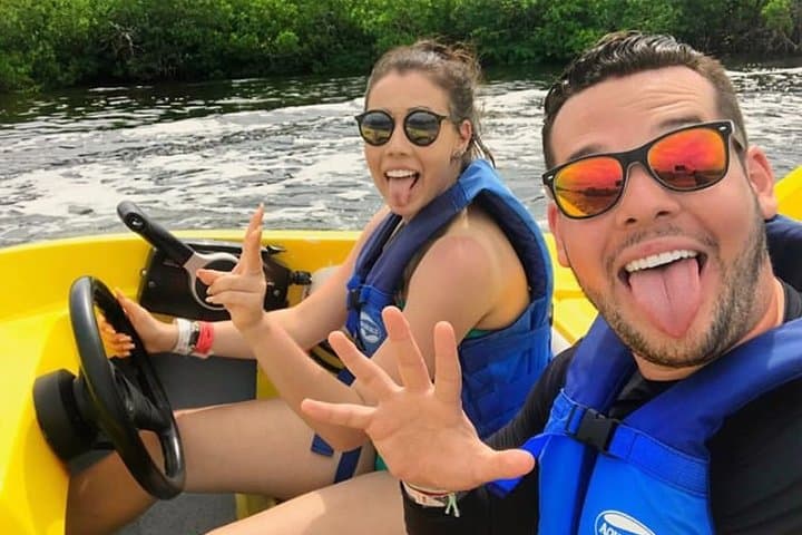 Drive a Speedboat and Snorkel the Caribbean from Cancún photo 2