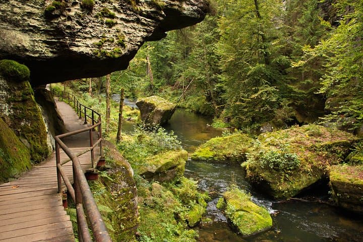 Explore Czech-Saxon Switzerland: Pravčická Brána, Bastei & Kamenice Gorge Private Tour photo 4