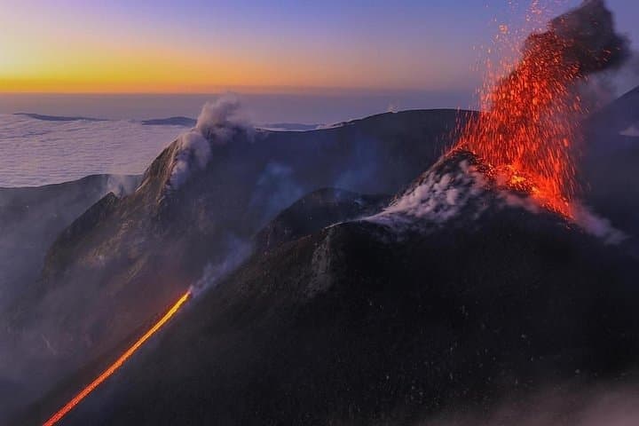 Sunset Trekking on Mount Etna: Volcano Walk to Craters & Lava Caves photo 2