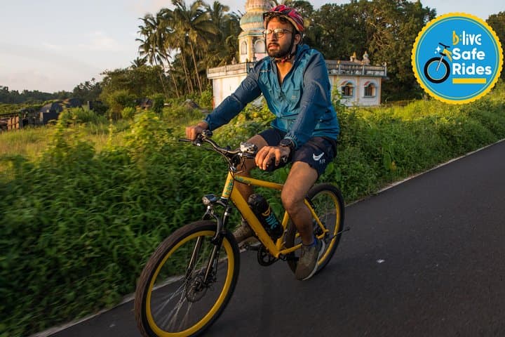 E‑Bike Divar Island Discovery: Old Goa Ferry, Temples & River Views