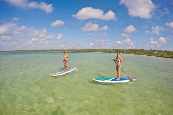 Paddle Kaan Lu'um: Guided Lagoon Stand-Up Paddleboard Tour from Tulum photo 2