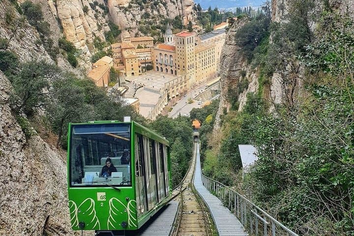 Private Montserrat Day Trip by Train from Barcelona — Cable Car, Basilica & San Miguel Views