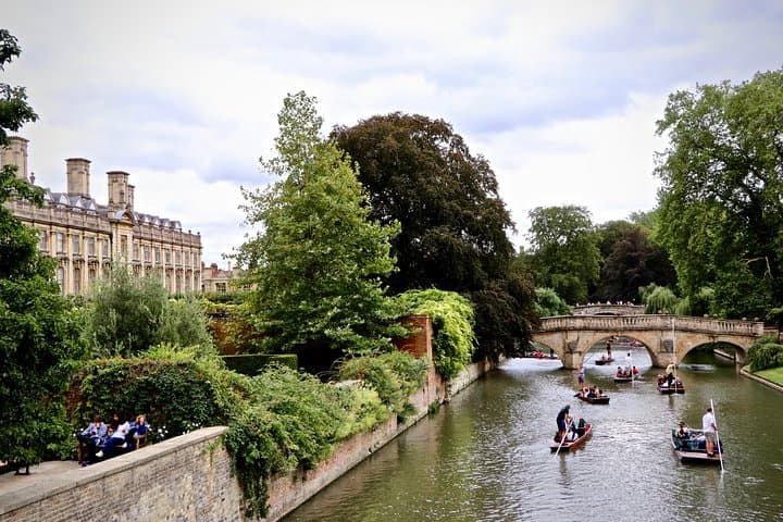 Punt the River Cam: Shared Guided Tour of Cambridge's College Backs