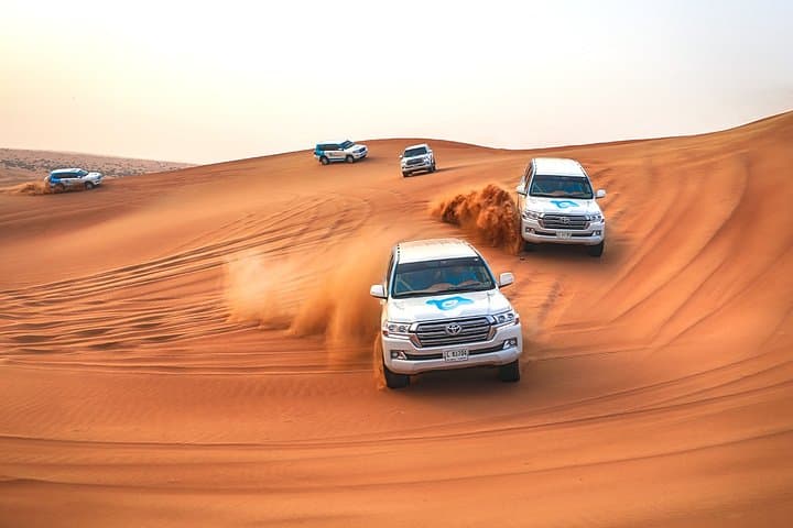 Abu Dhabi Morning Desert Safari: Dune Bashing, Sandboarding & Camel Ride