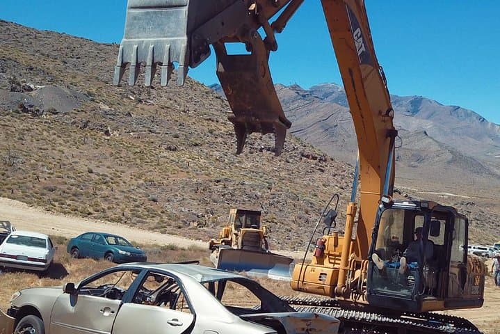 Smash and Grab at Adrenaline Mountain: Drive a Big Cat Excavator in Las Vegas photo 3