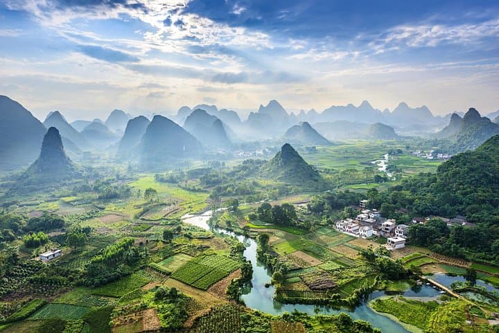 Guilin & Yangshuo in Two Days: Bike Moon Hill, Reed Flute Cave & Li River Rafting photo 2