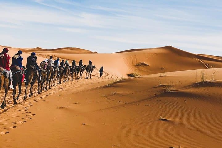 Merzouga Overnight Camel Trek: 1-Night Erg Chebbi Desert Camp Experience
