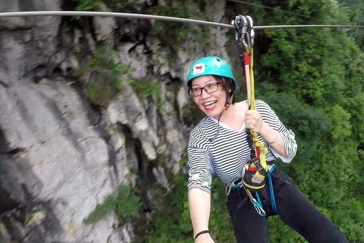 Yangshuo Via Ferrata: Karst Cliff Climb & Zipline with Private Transfer from Guilin