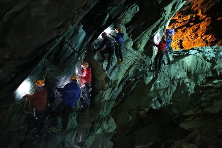 Underground Via Ferrata at Honister Slate Mine — Climb in the Mine Adventure