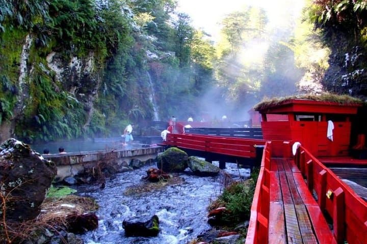 Relax at Chile’s Geometric Hot Springs: Day Trip from Pucón