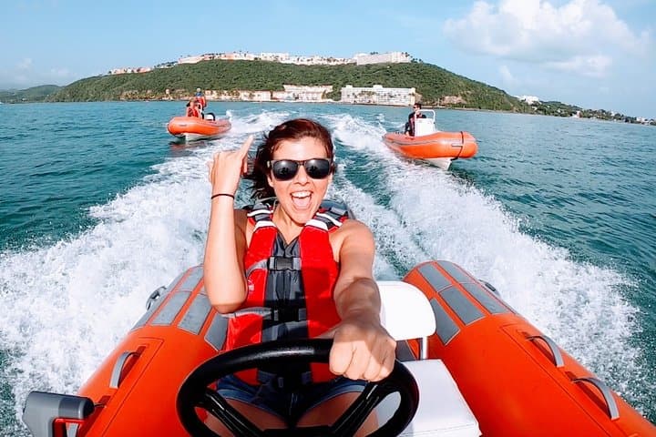 Fajardo Mini Boat Snorkel Safari — Drive a 13' Mini Boat to Icacos & Palominitos