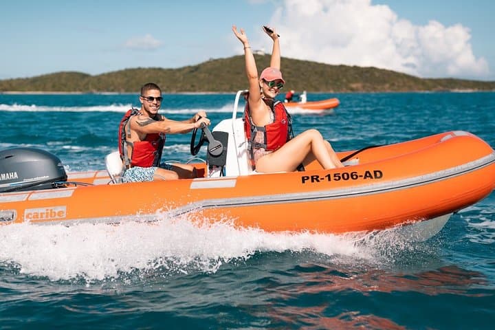 Fajardo Mini Boat Snorkel Safari — Drive a 13' Mini Boat to Icacos & Palominitos photo 2