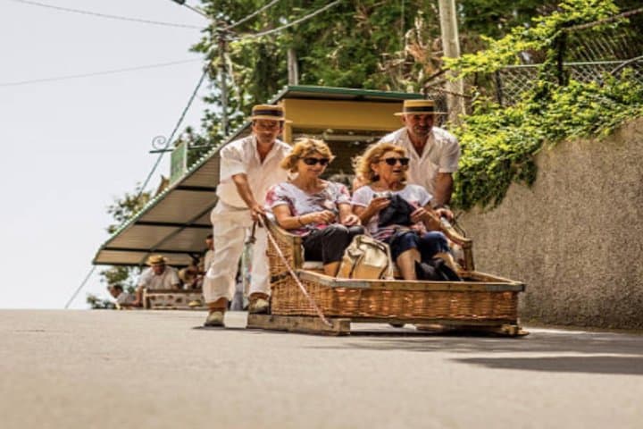 Private Funchal Shore Excursion: Madeira Wine Tasting, Monte Toboggan & Eira do Serrado