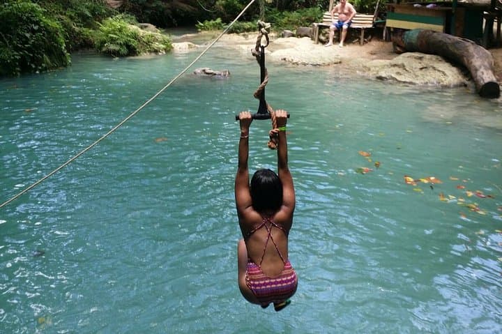 Climb, Swim, Swing: Blue Hole & Dunn's River Falls Day Trip from Montego Bay photo 6