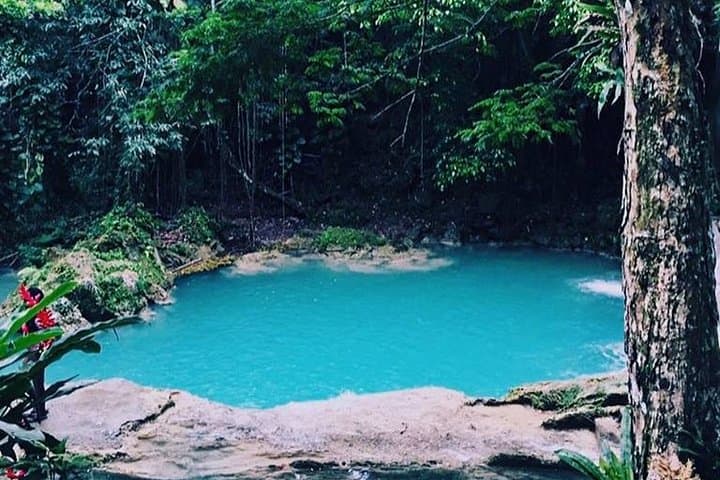 Blue Hole Waterfalls Tour from Montego Bay — Swim, Rope-Swing & Secret Caves photo 5