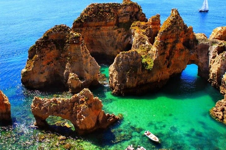 Ponta da Piedade Boat Tour: Explore Lagos' Turquoise Grottos and Sea Arches photo 4