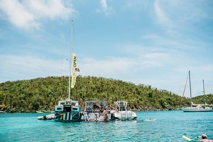 St. John PiZZA Pi Snorkel Sail: Catamaran Snorkeling, Floating Pizza & Open Bar photo 2