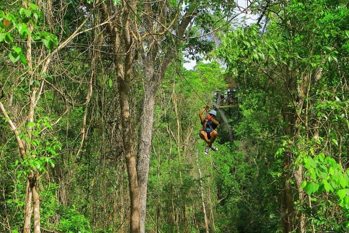 Cenote & Jungle Soaring: Yal-Ku Snorkel, 7-Zipline Circuit and Rappel Adventure photo 6