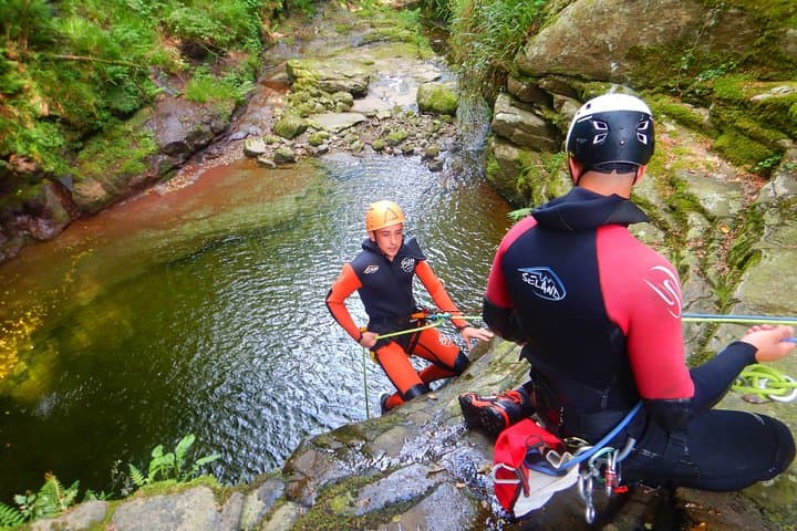 Canyoning in Vega de Pas: Barranco Ajan Rappels, Jumps & Natural Slides photo 4