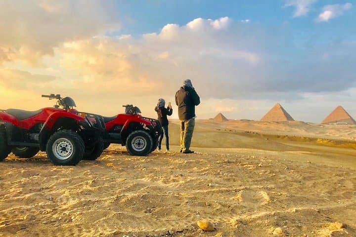 Giza Pyramids Quad Bike Sunset & Sunrise ATV Desert Safari photo 4