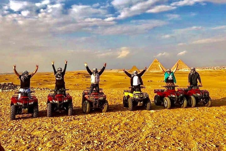 Giza Pyramids Quad Bike Sunset & Sunrise ATV Desert Safari photo 5