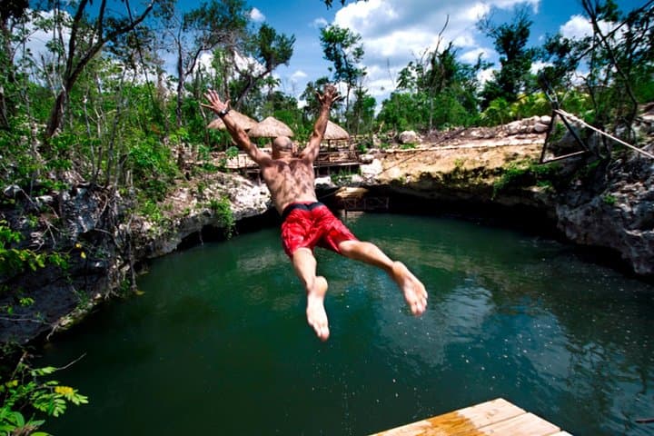 Fly Over the Jungle: Extreme Zip Line Circuit & Cenote Swim near Puerto Morelos photo 4