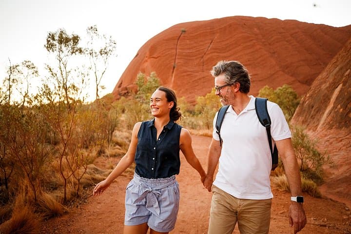 Uluru Morning Guided Base Walk: Sunrise Base Walk with Aboriginal Rock Art