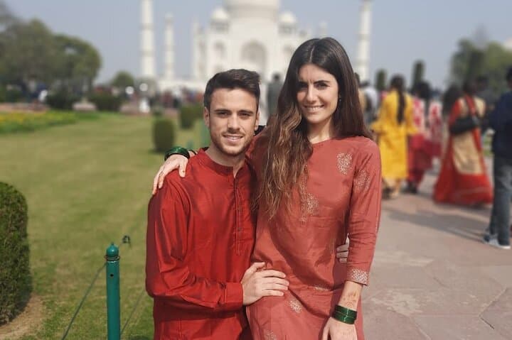 Pre-Wedding Photoshoot at the Taj Mahal — Sunrise & Sunset Private Photo Tour from Delhi photo 6