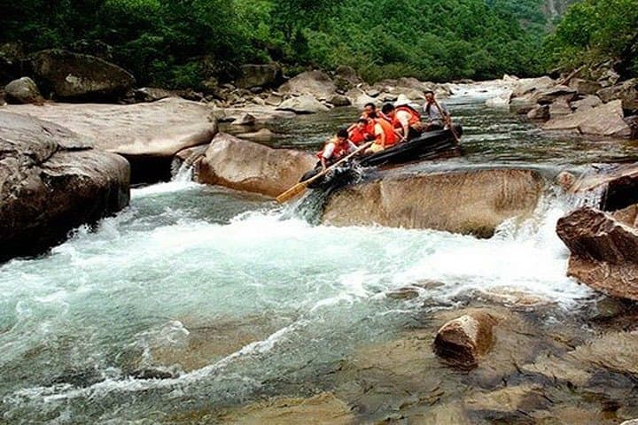 Wuyishan Rubber-Boat Drifting at Qinlong Waterfall: Spring Water River Adventure photo 3