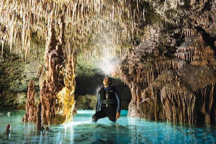 Rio Secreto Underground River Tour from Playa del Carmen — Caves, Snorkel & Rappel photo 2