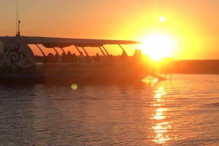 Milbi Sunset Cruise: Champagne, King Prawns & Glass-Bottom Views at Urangan Pier photo 1
